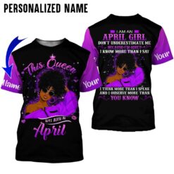 This Queen Was Born In April T Shirt