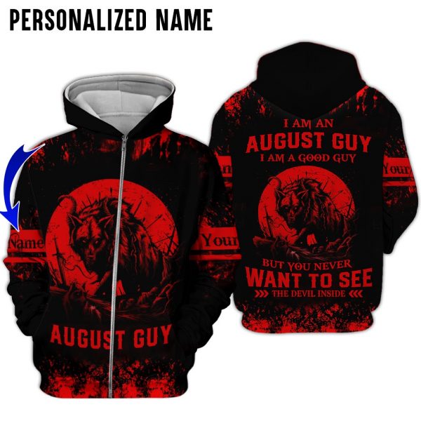 Personalized Name August Guy 3d All Over Printed Clothes Dhoo Rosatee