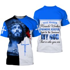 Jesus My God the the light in the darkness 3D All Over Printed Clothes UKTO251101