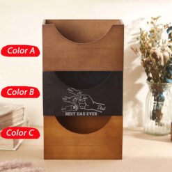 Personalized Best Dad Ever Father's Day Gift Custom Kids Names Hat Holder QFON4280401